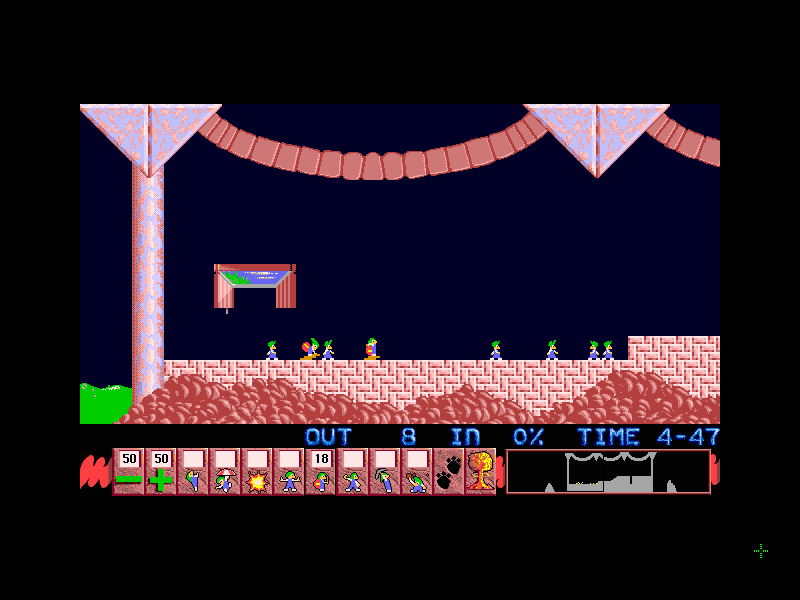 Lemmings screenshot