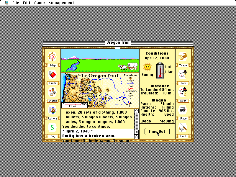 The Oregon Trail screenshot